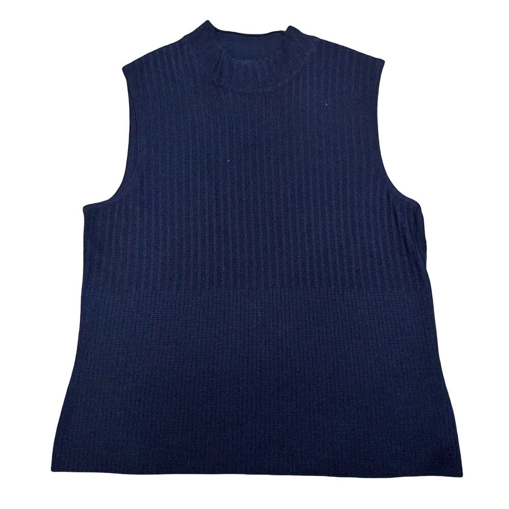 St. John Sport Navy Blue Knit Top Women’s Size P/XS